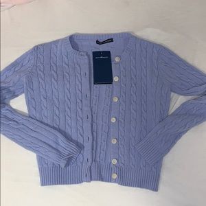 Button up Cable Knit Sweater